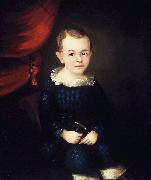 skagen museum Portrait of a Child of the Harmon Family oil painting on canvas